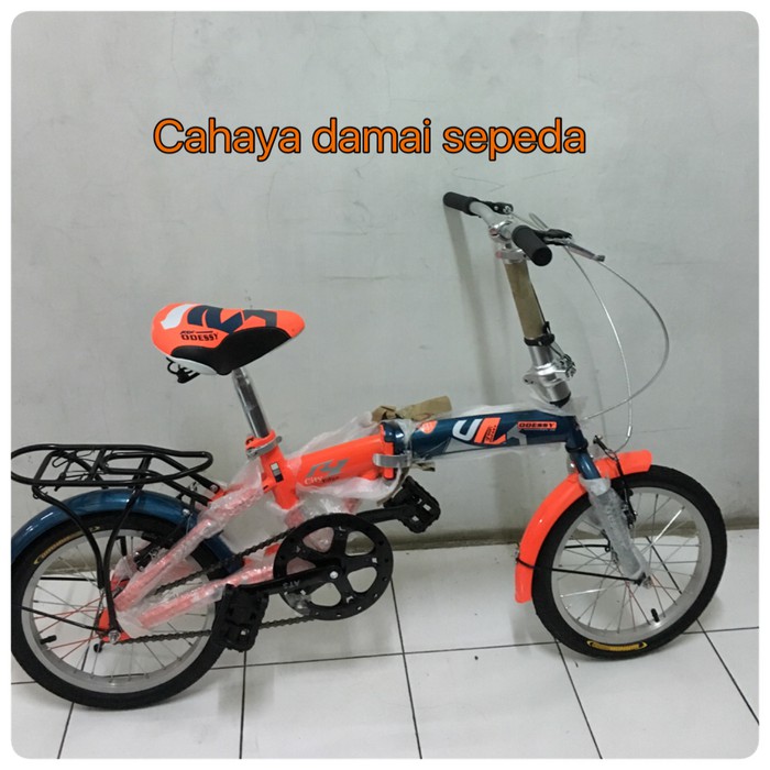 sepeda lipat anak 16 odesy