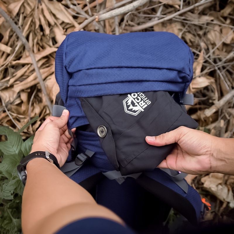 Tas Ransel Carrier Gunung Hiking Outdoor 50 Liter Irco Gatotkaca Biru Navy