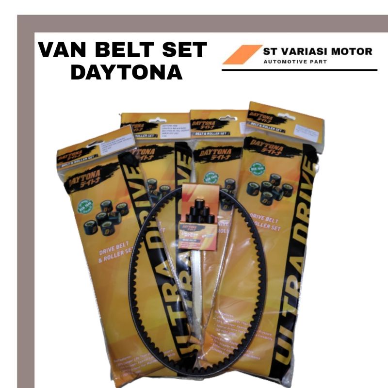 VAN BELT SET DAYTONA UNTUK MOTOR MIO BEAT SCOOPY N MAX VARIO