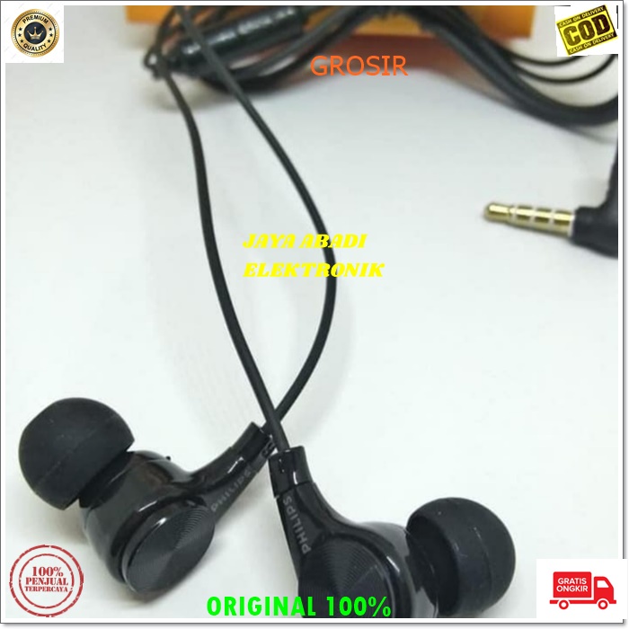 J179 PHILIPS HEADSET IN EAR MAGNET HANDSFREE STEREO SUPER BASS HANDSFREE HEADPHONE EARPHONE MUSIC VOKAL AUDIO SOUND EARPOD MEGABAS SUARA AUDIO DOUBLE BASS SMULE KARAOKE MUSIK TELPON BISA KE SEGALA HANDPHONE PC TAB DLL KHUALITAS SUARA JERNIH DAN NGEBAS