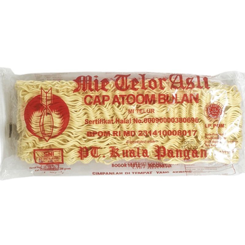 

Mie Telor Cap Atom Bulan