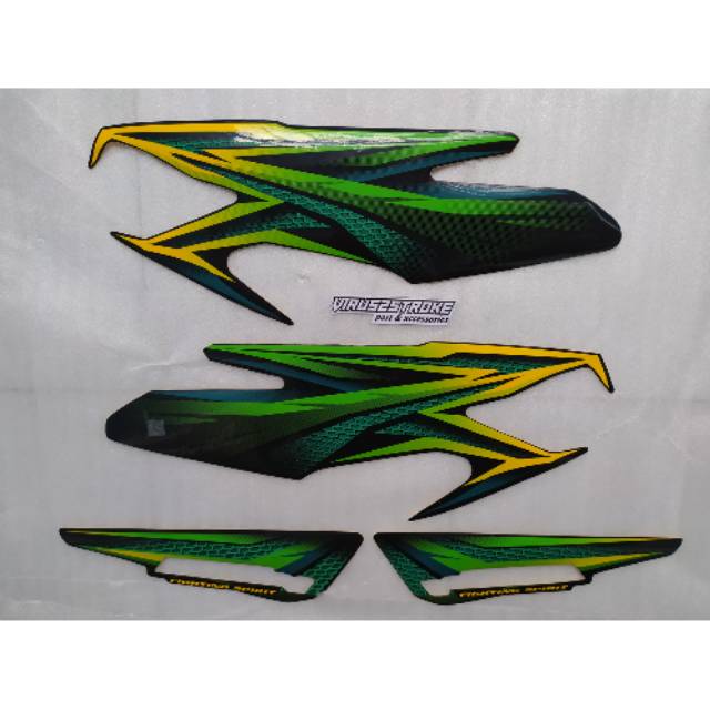 Stiker Striping RX King 2005 Hijau