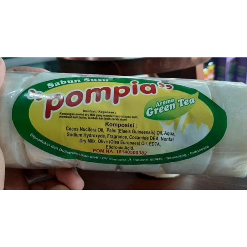 Sabun Susu Pompia Aroma Green Tea
