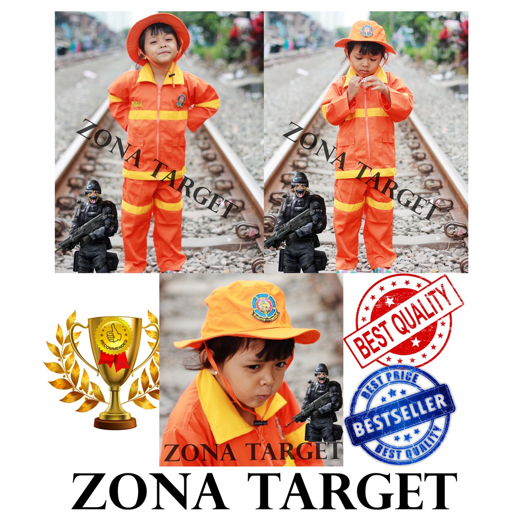 BAJU DAMKAR ANAK SERAGAM DAMKAR ANAK