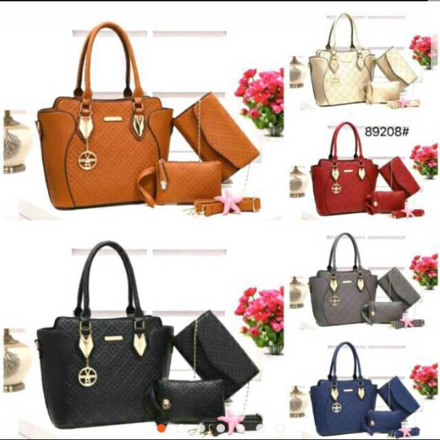 TAS WANITA IMPORT BATAM , TAS VICTORIA BECKHAM 3IN1 SLEMPANG