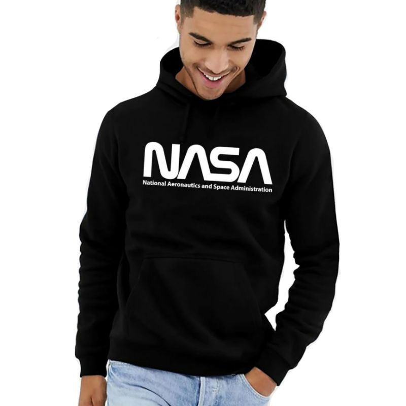 S - XXXXXL(6XL) Jaket Hoodie NASA Sweater Pullover BIGSIZE OVERSIZE Pria Wanita SIMPLE NASA