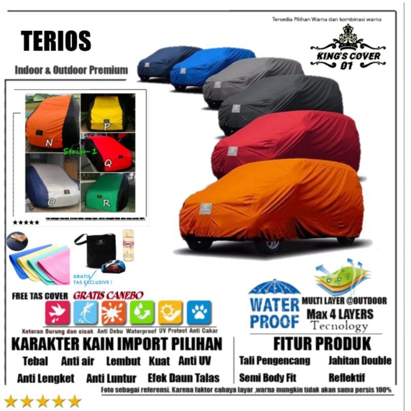 Cover Mobil Sarung Mobil Terios Waterproof