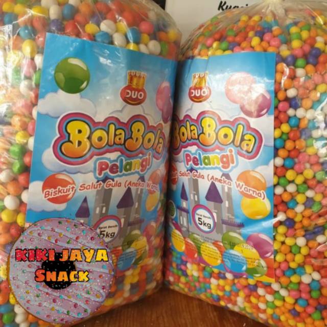 

Biskuit bola pelangi bungkusan 3500