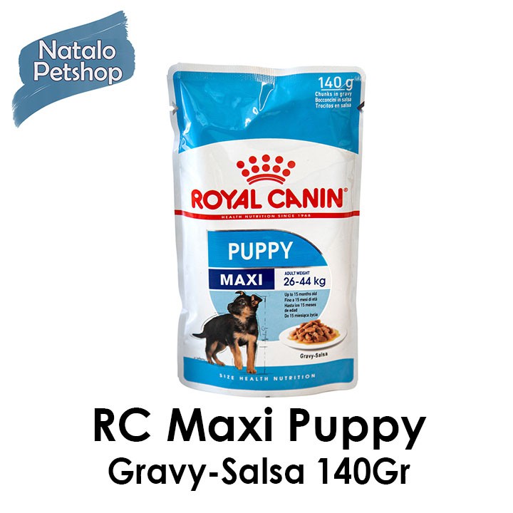 Royal Canin Maxi Puppy 140Gr/Sachet/Pouch/Makanan Basah Anjing