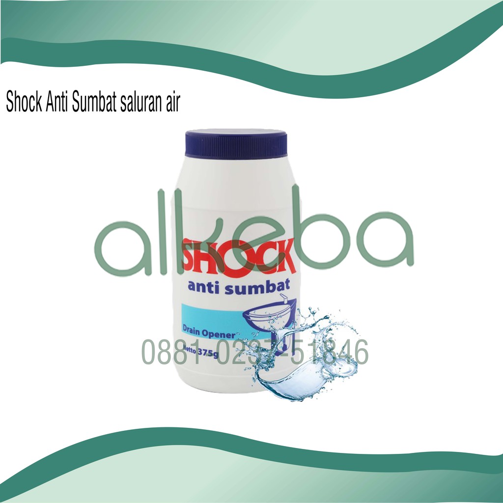 Shock Anti Sumbat Botol 375 gr drain opener bubuk mempet saluran pipa