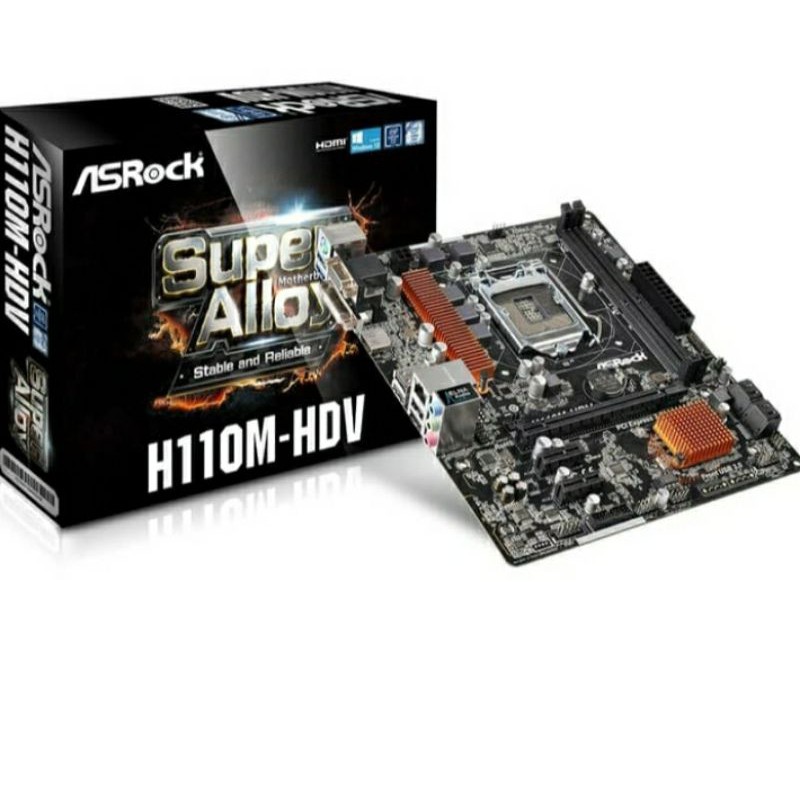 Mainboard ASROCK H310M HDV GARANSI RESMI