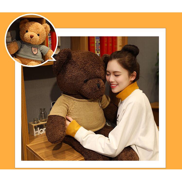 BONEKA BROWN TEDDY BEAR BERUANG FLUFFY PREMIUM