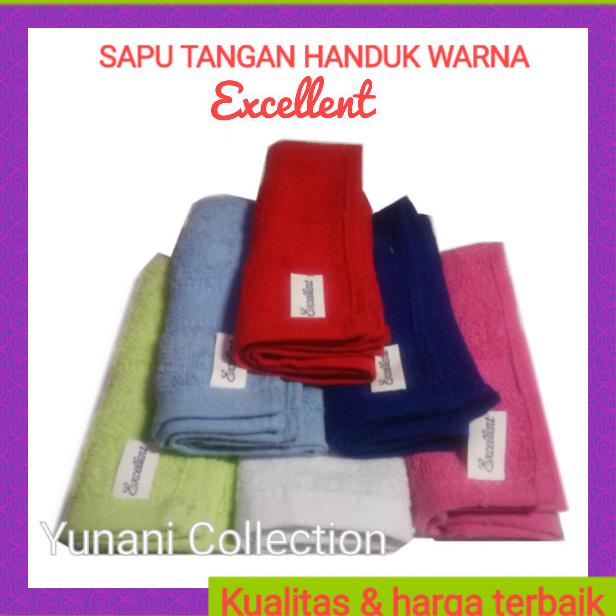 Premium Product Sapu Tangan Handuk Warna Excellent - Handuk Muka - Souvenir - Paling Dicari