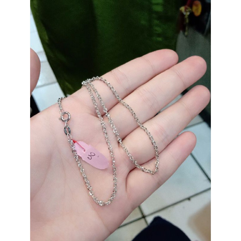 Kalung anak nori ukir S925 / perhiasan perak 925 berlapis emas