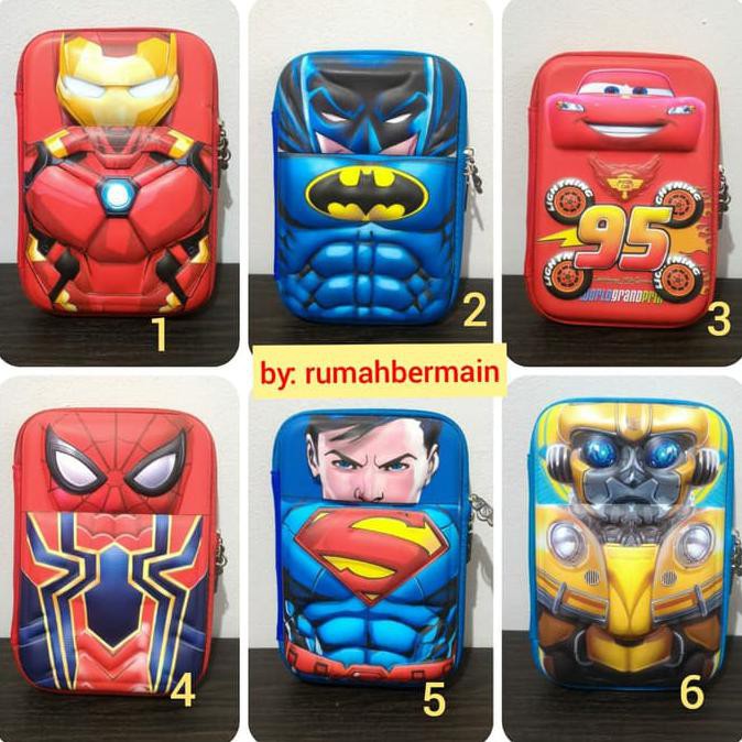 

Tempat Pensil Anak Cowok Karakter Avengers Transformer Hardcase Timbul