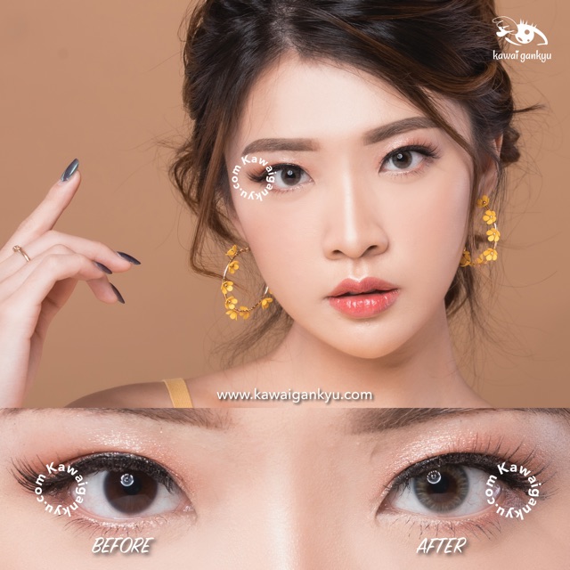 KawaiGankyu Softlens - Princess Spanish gray (1botol)