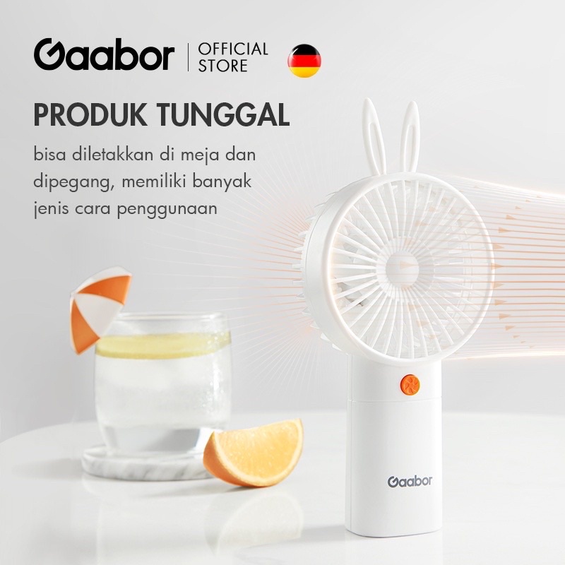 Gaabor kipas angin portabel ringan