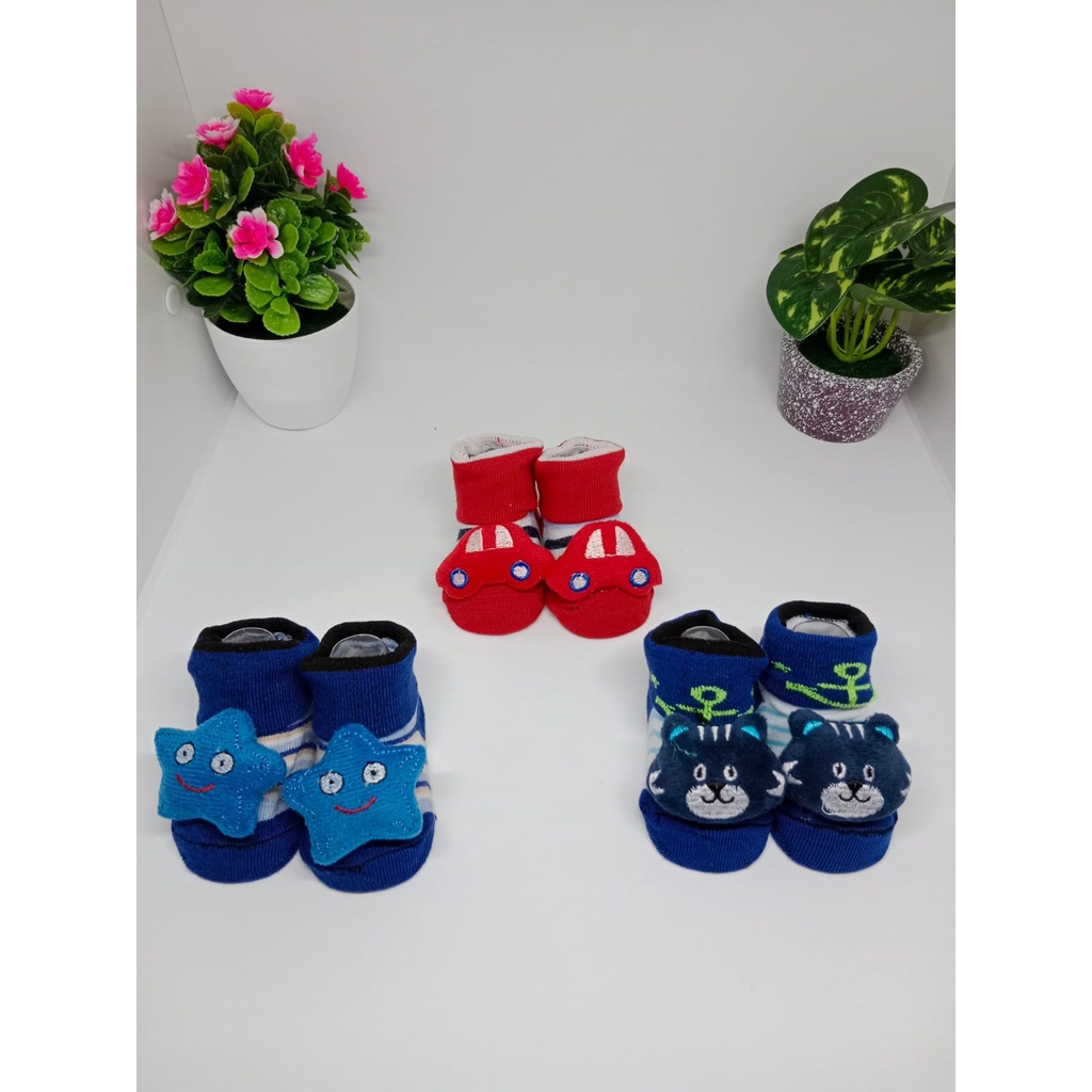 Kaos Kaki Boneka 3D Bayi Karakter Sepatu Bayi Animal Kaos Kaki Anti Slip Murah Baby Sock Import/plus mika