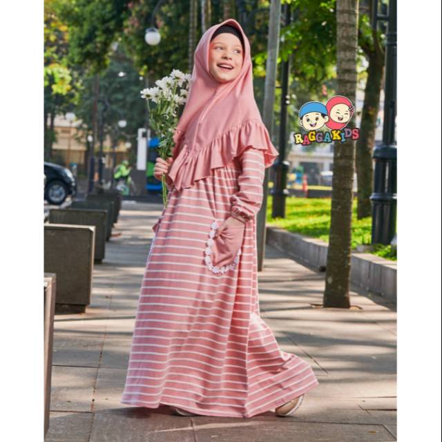 baju gamis anak perempuan Raggakids RG29 Sz 2 12thn H5B5 muda Terbaru gamis anak anak umur 6 tahun t