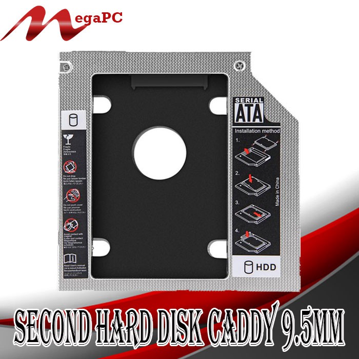Second Hard Disk Caddy 9.5MM by MegaPC