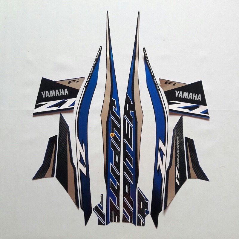 striping jupiter z1 2021 biru / stiker jupiter z1 2021 biru