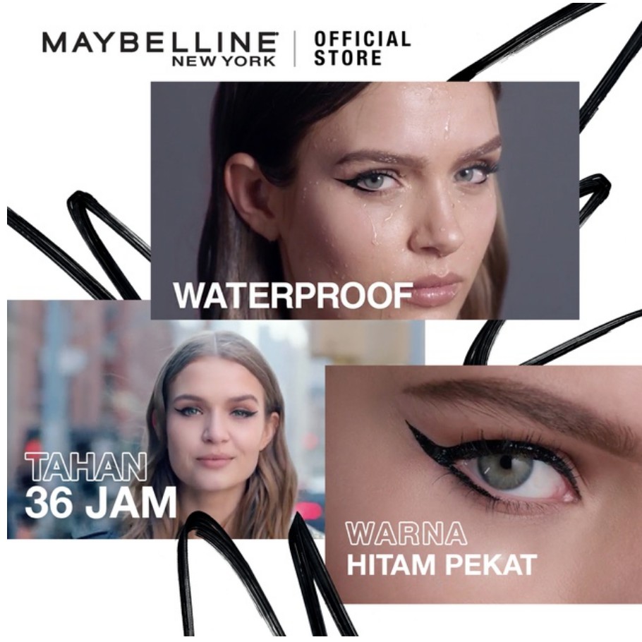 Maybelline Eyeliner Line Tattoo Hypersharp High Impact Makeup Waterproof Original COD Eye Liner Hyper Sharp