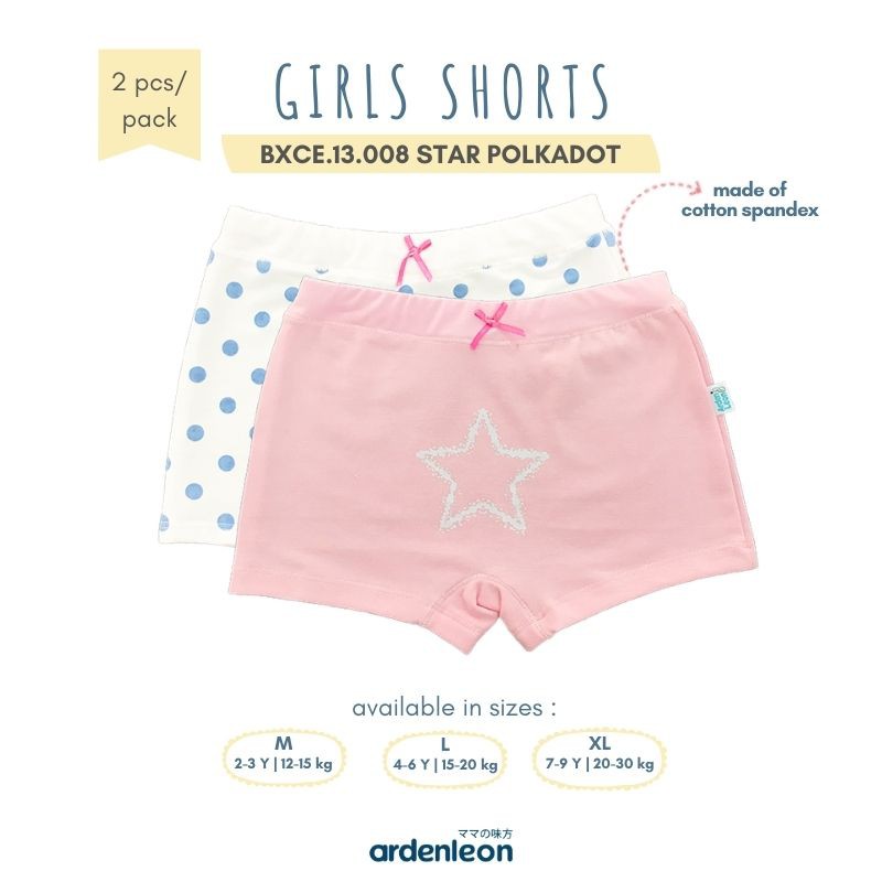 

ARDENLEON (2pcs) Celana Dalam Anak Perempuan Star Polkadot BXCE.13.008