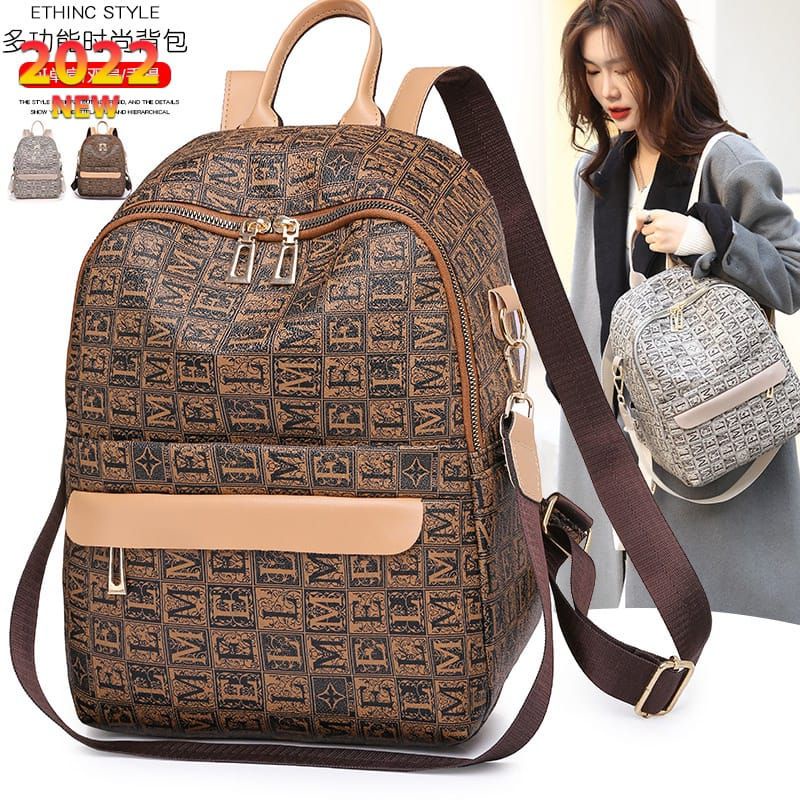 ( 2PC 1KG ) GTBI998877105 New Arrival  !!!  Tas  Ransel Wanita Import   Backpack  Terbaru