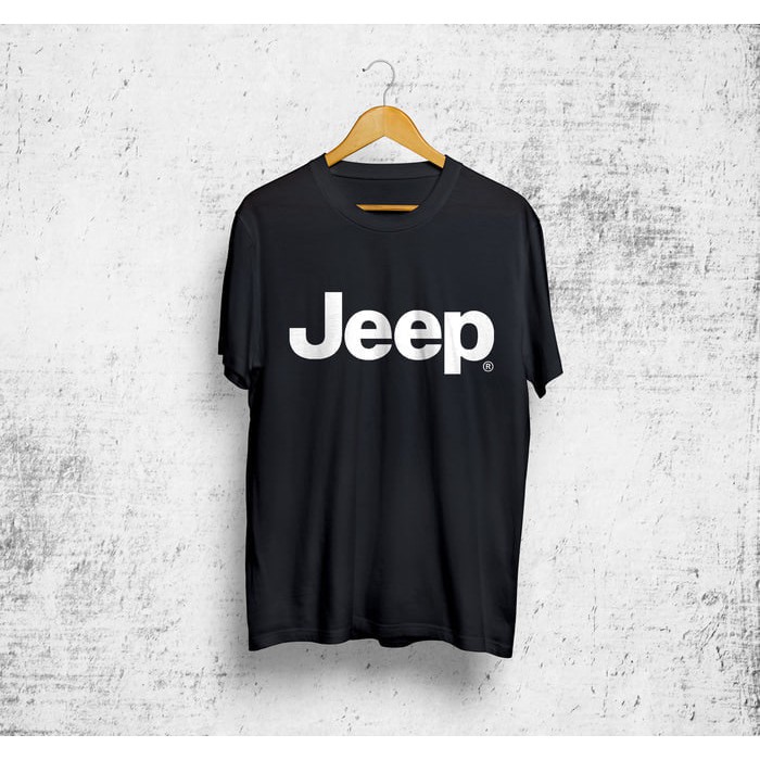 Kaos Tshirt Baju Combed 30S Logo Jeep