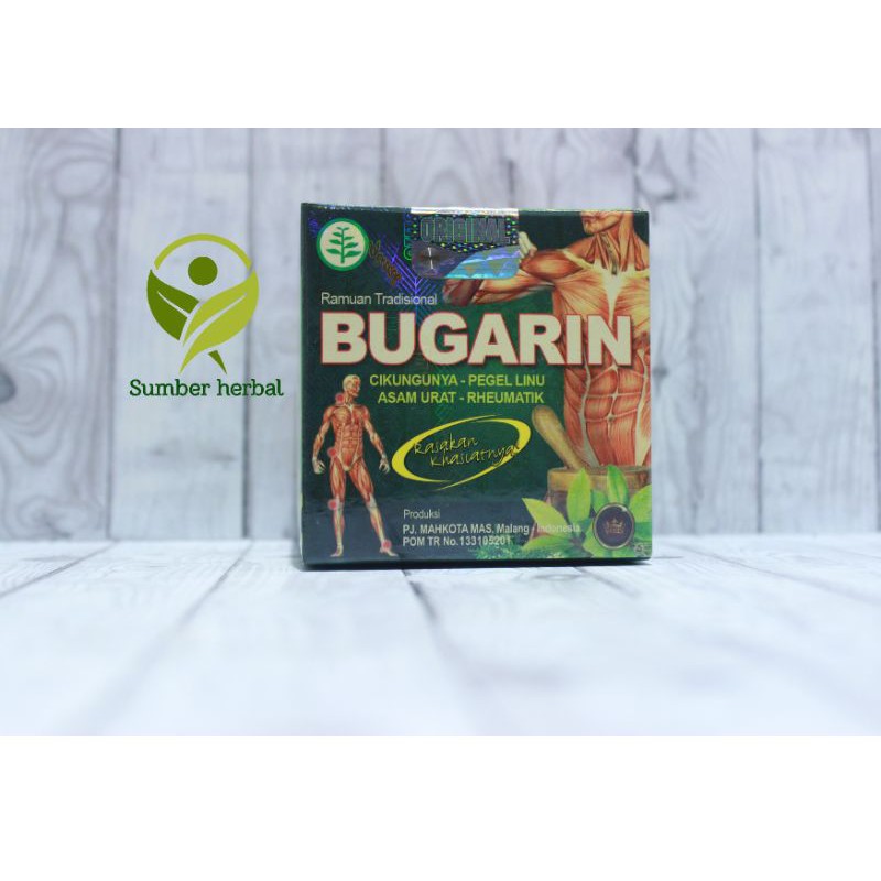 BUGARIN KAPSUL ORIGINAL OBAT CIKUNGUNYA ASAM URAT RHEUMATIK PEGALINU ORIGINAL