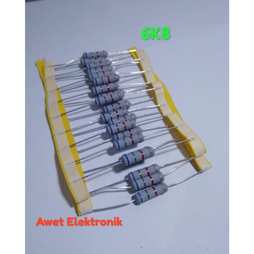 resistor 6k8 ohm 2 watt resistor 6k8 2w resistor 6K8 2W