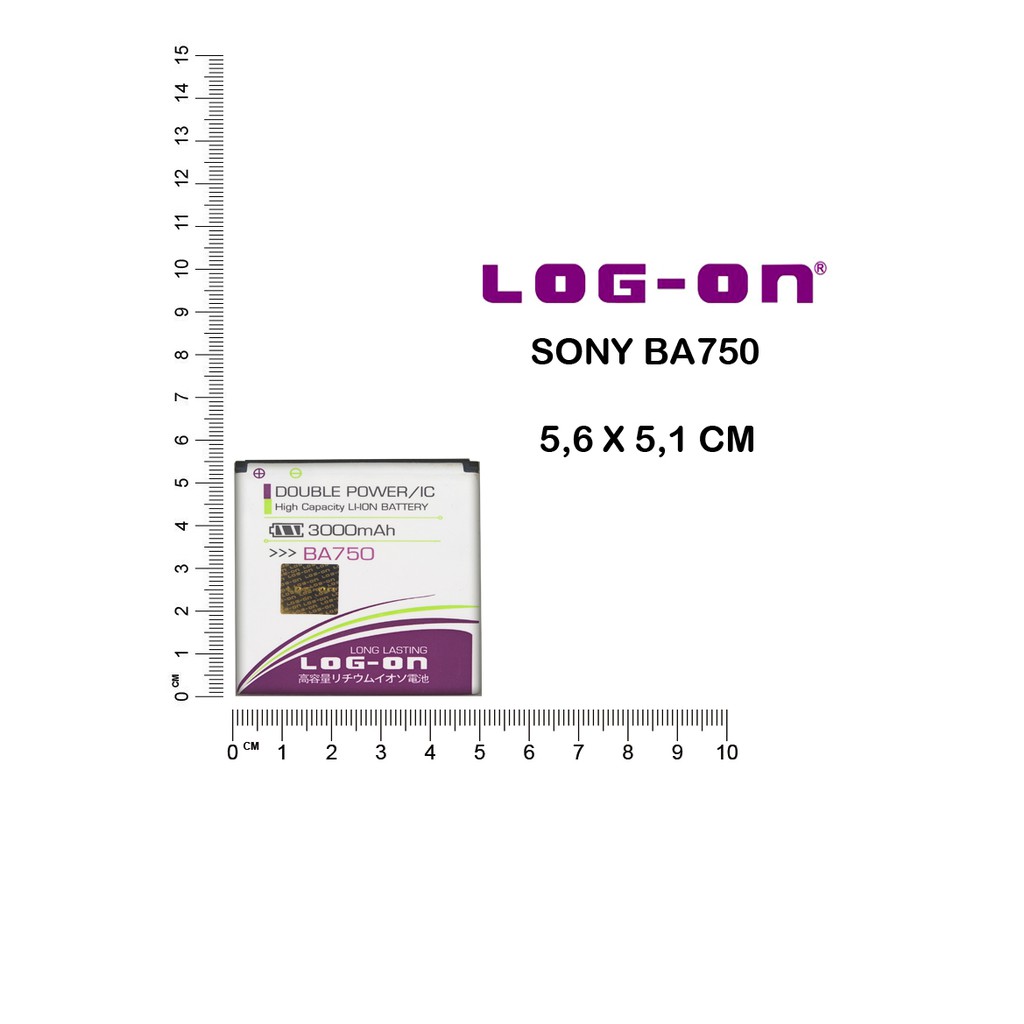 BATERAI SONY XPERIA ARC LT25i - S - X12 - BA750 - LOG ON DOUBLE POWER