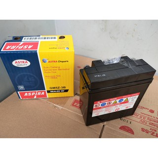 Aki Motor Yamaha Jupiter Z Burhan Gm5z-3b ASPIRA MF | Shopee Indonesia