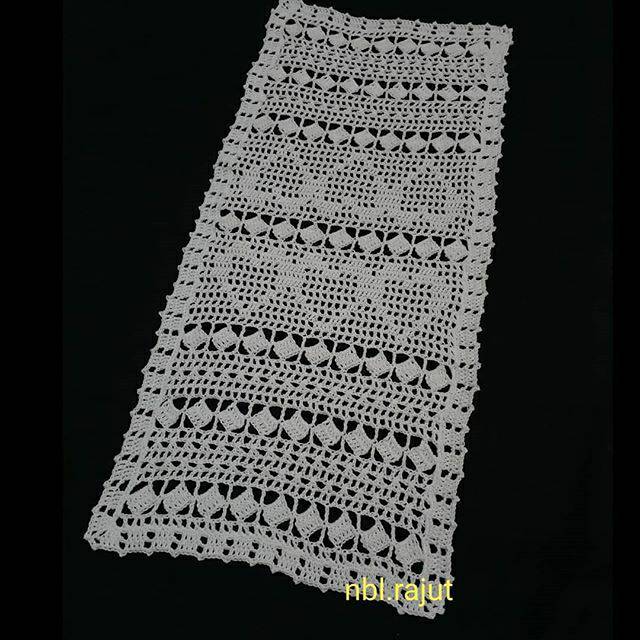 Taplak Meja Rajut Kotak Handmade Doily Crochet No 43 Shopee Indonesia
