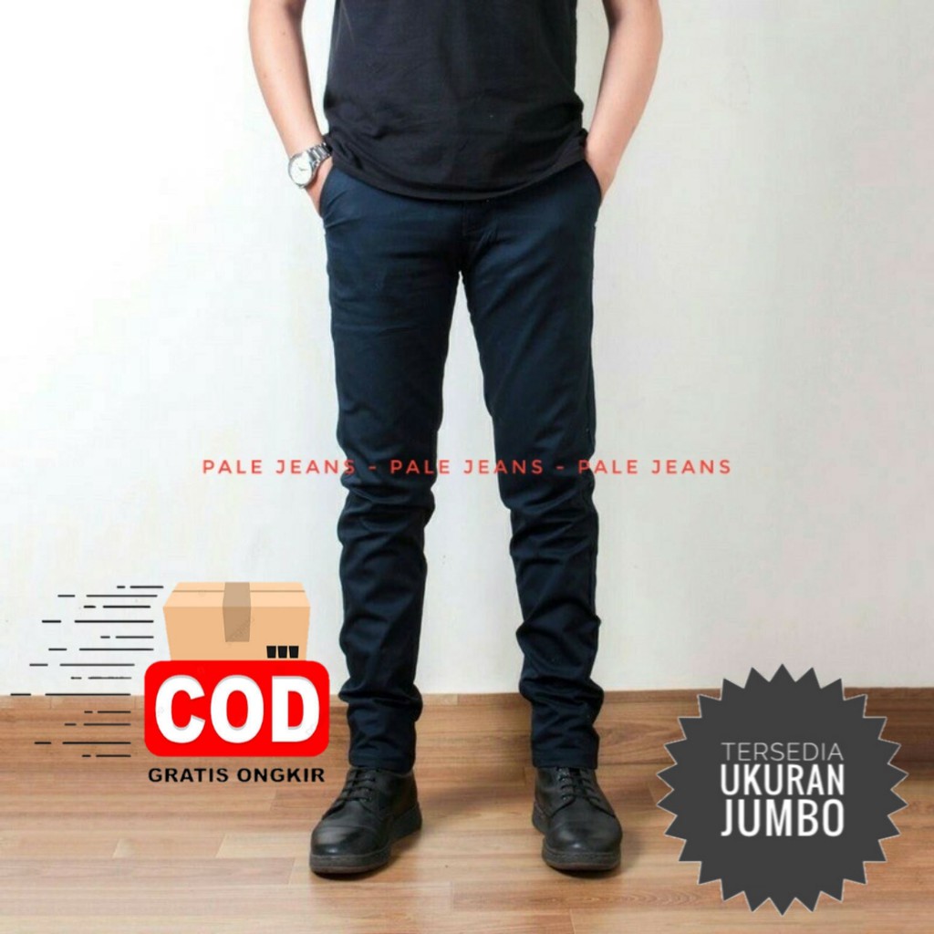 PaleJeans Celana Panjang Chino Pria Original.