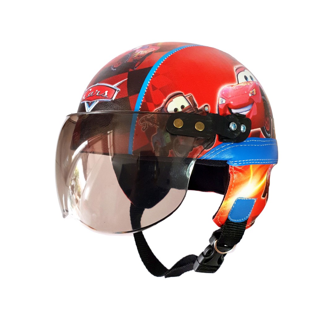 Helm anak retro Spesial karakter cars