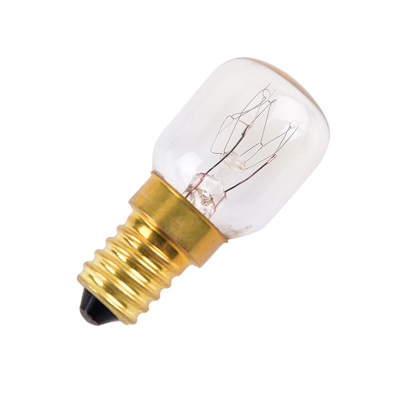 (LUCKID) 1pc Lampu Bohlam E14 15W / 25W Warna Warm White Tahan Panas Untuk Oven / Kompor