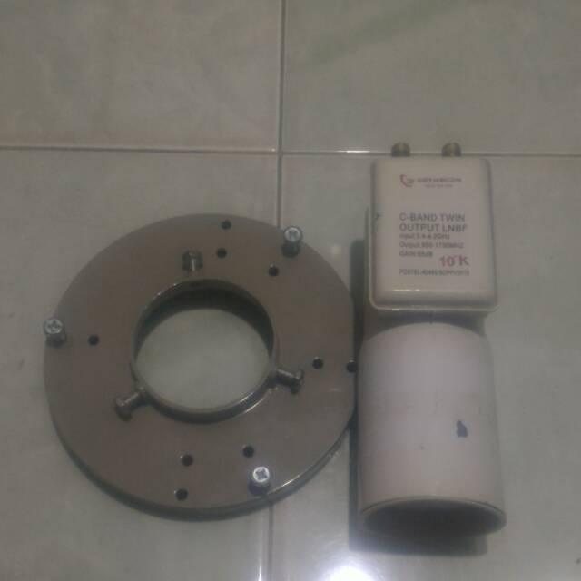 LNB C band Dual Out Getmecom (2nd) + Scalar Ring