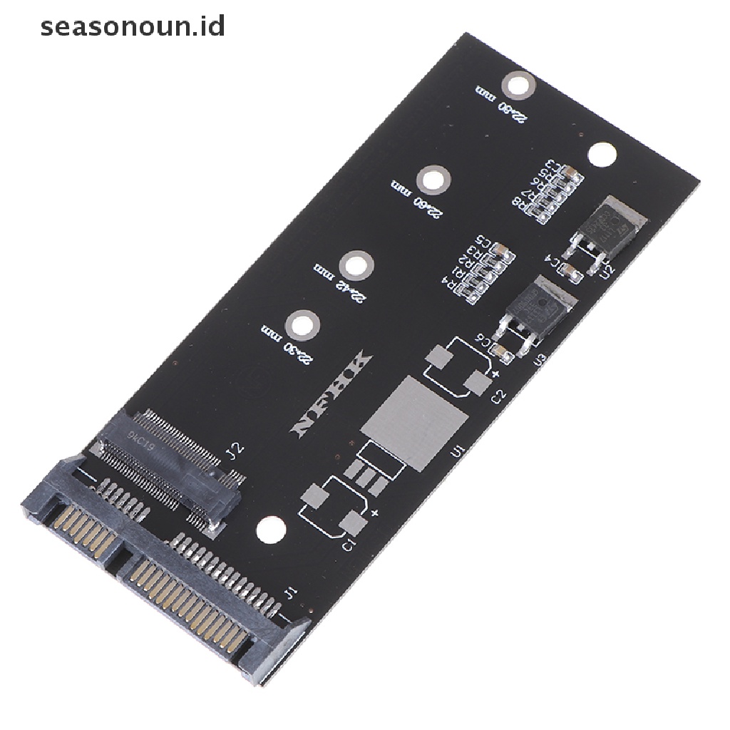 【seasonoun】 Ngff SSD To 2.5 inch Sata Adapter M.2 Ngff Ssd To Sata3 Convert Card .