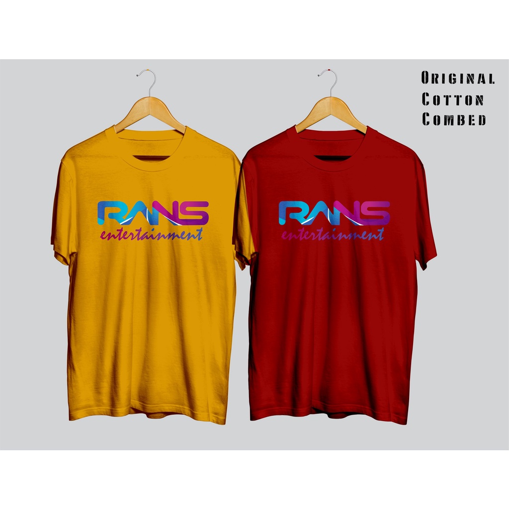 Kaos/ Tshirt Logo Rans Entertainment/ Raffi Ahmad Original Cotton