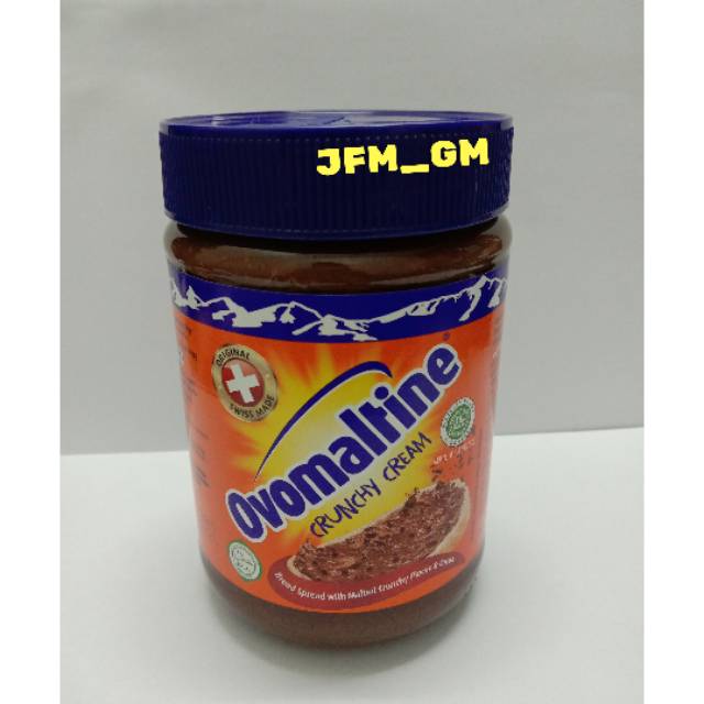 

OVOMALTINE CRUNCHY CREAM 375 GR / SELAI COKELAT DENGAN TEKSTUR YANG RENYAH