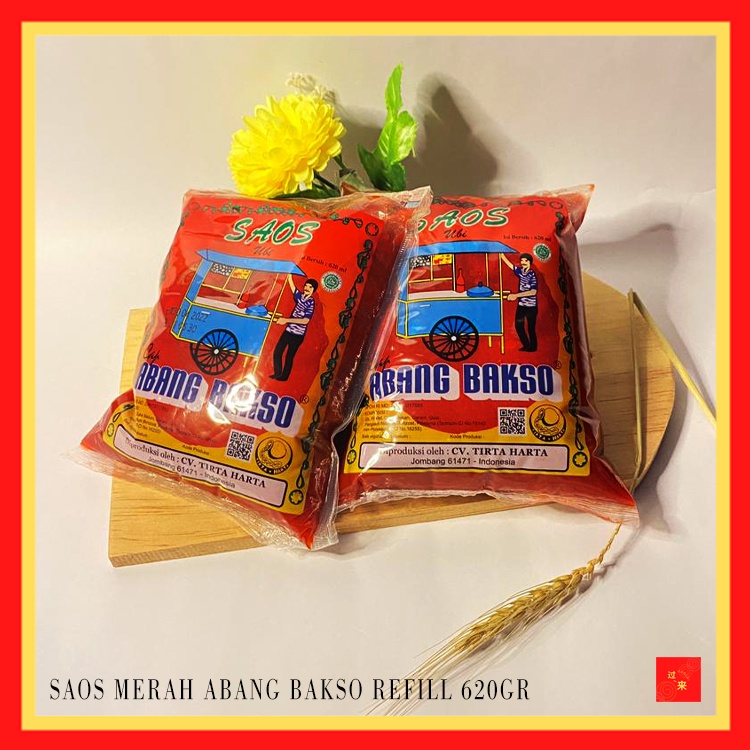 

Saos Merah Abang Bakso / Saos Murah 620 Gram / Saos Ubi