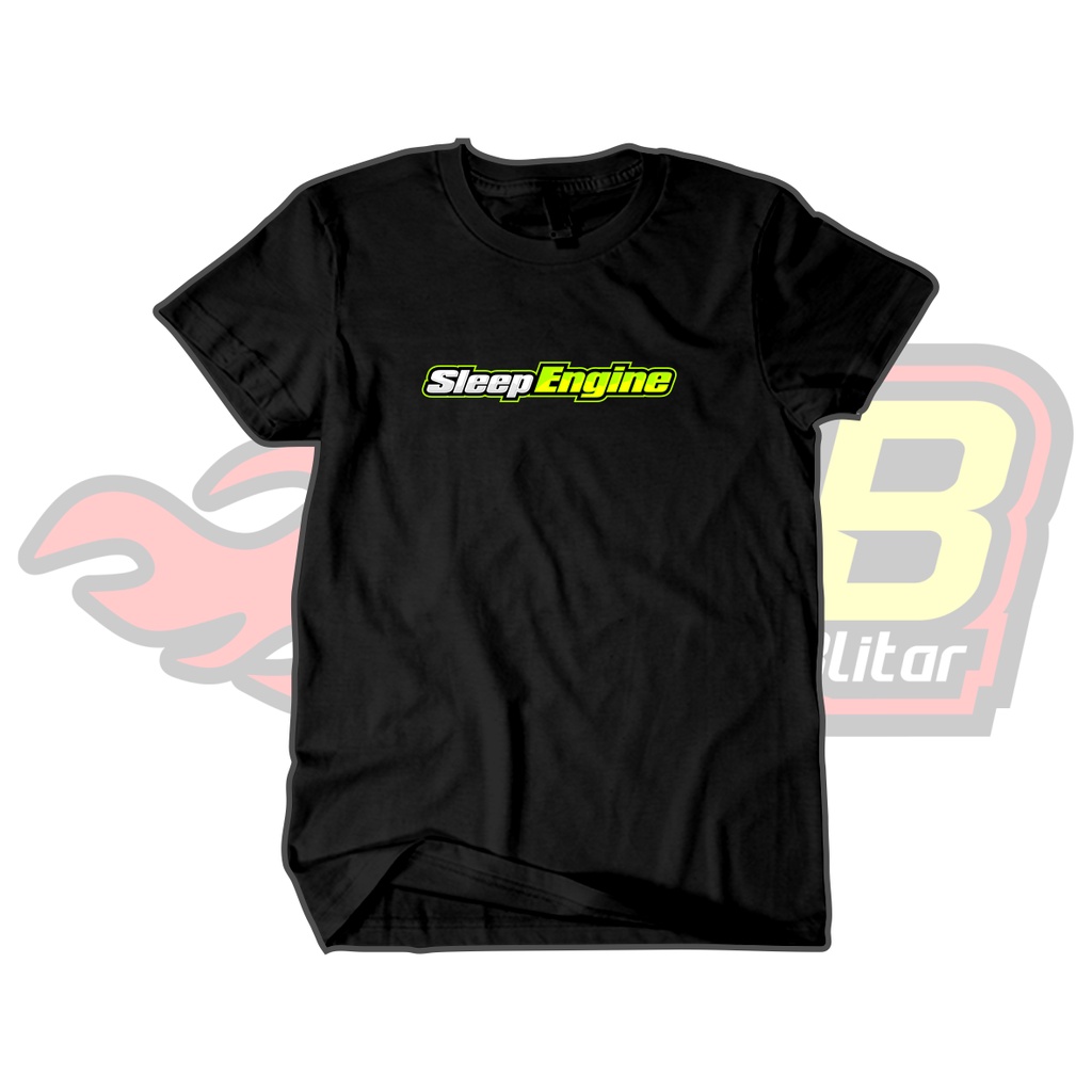 Kaos Sleep Engine Racing Balap Katun Combed - SoundBalapBlitar