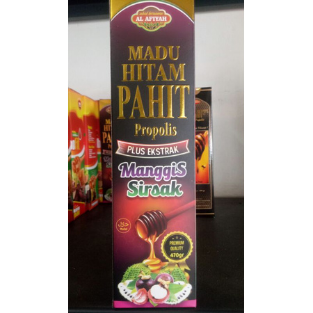 

madu hitam pahit manggis sirsak 470g