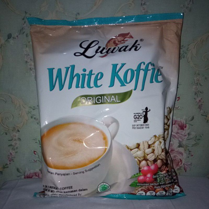 

Luwak white koffie (18sachet)