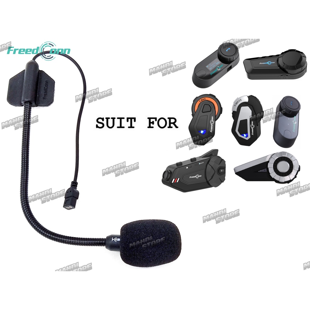 Microphone Mic Soft Hard Mic Fullface Halfface Intercom Freedconn TCOM TMAX TREX R1-PLUS KYPRO Not Sena Maxto