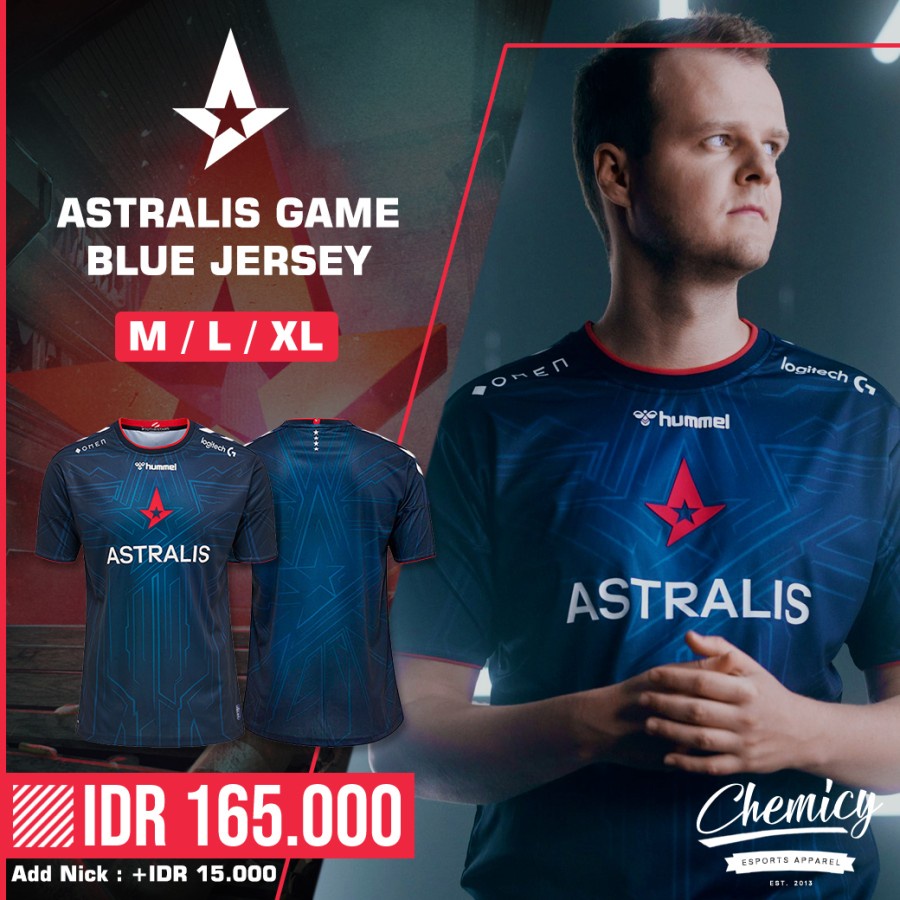 Astralis Game Blue Jersey 2022