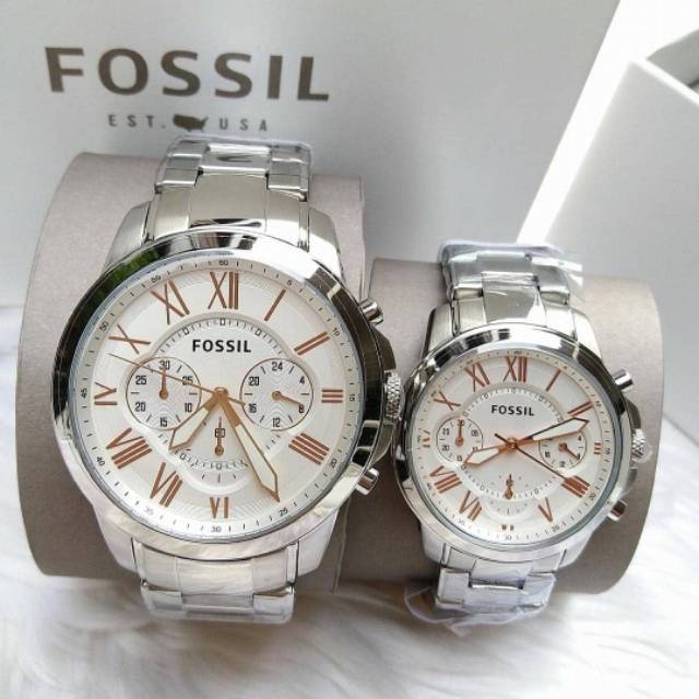 Jam Fossil Couple Original Shopee Indonesia