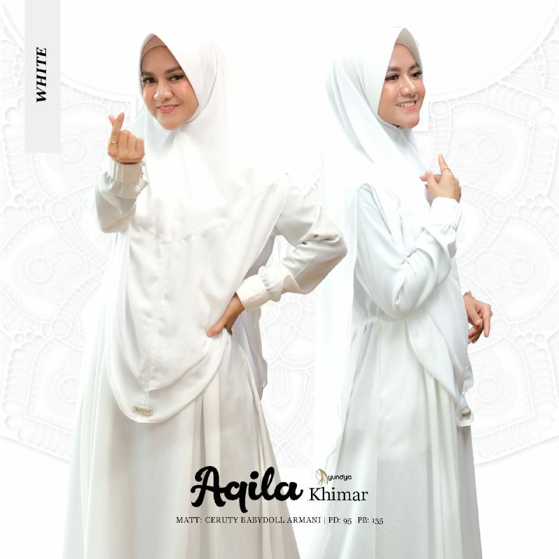 Khimar Ceruti Pinguin Premium Aqila Khimar by Ayundya