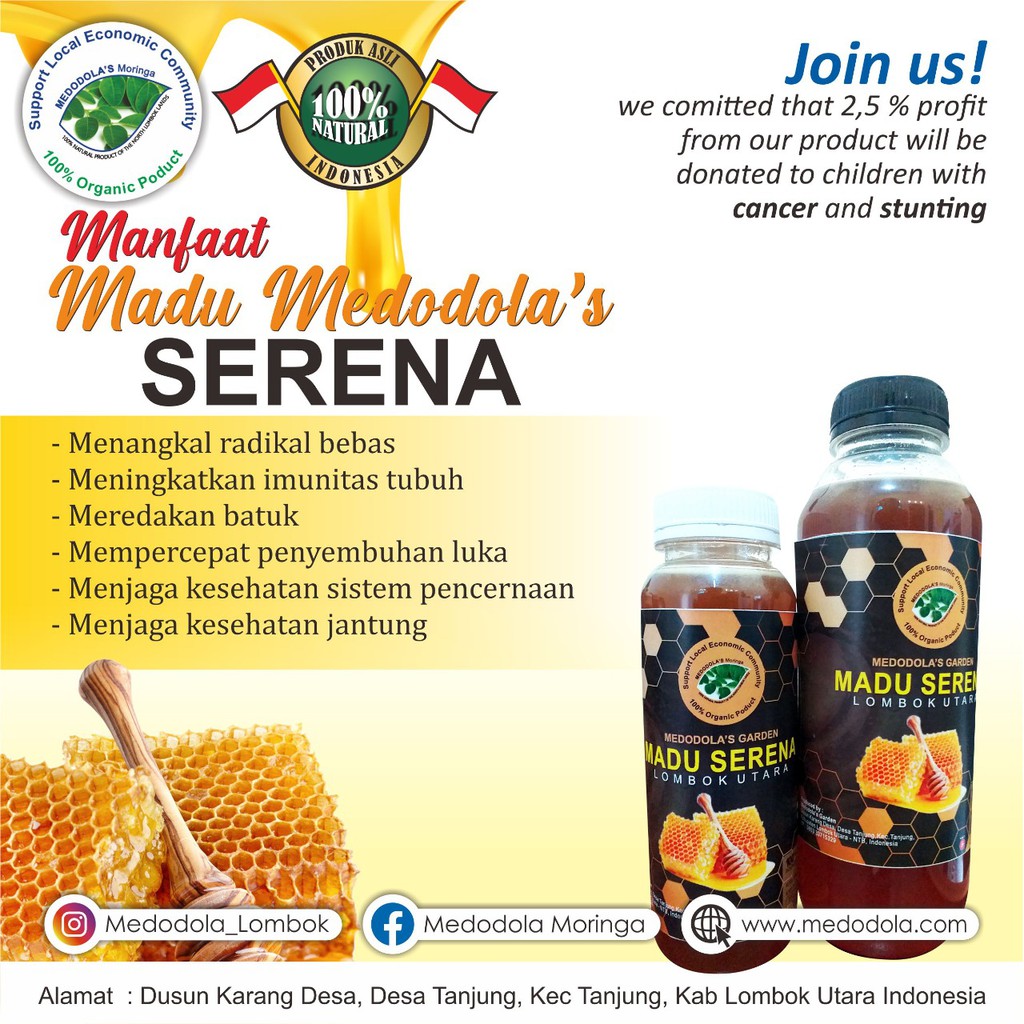 

Madu Serena 250 ml